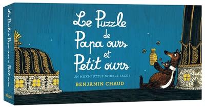 Le puzzle de Papa ours et Petit ours : un maxi-puzzle double face !