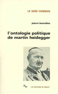 L'ontologie politique de Martin Heidegger