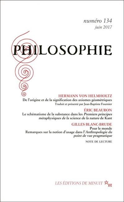 Philosophie, n° 134