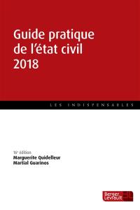 Guide pratique de l'état civil 2018