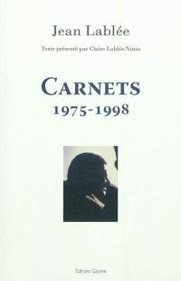 Carnets : 1975-1998