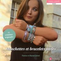 Manchettes et bracelets perlés : 23 créations originales