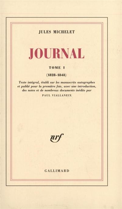 Journal. Vol. 1. 1828-1848
