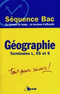 Géographie : terminales L, ES et S