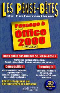 Passage à Office 2000