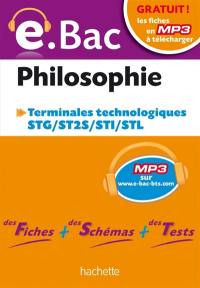 Philosophie : terminales technologiques STG, ST2S, STI, STL