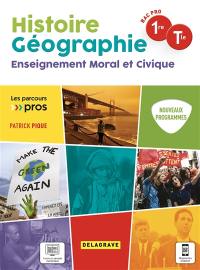 Histoire géographie, enseignement moral et civique 1re, terminale bac pro : nouveaux programmes