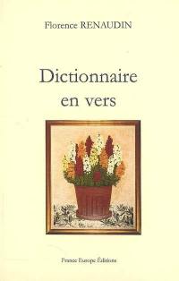 Dictionnaire en vers