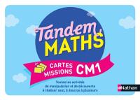 Tandem, maths CM1 : cartes missions