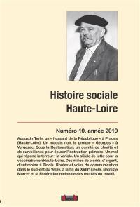 Histoire sociale Haute-Loire, n° 10