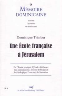 L'école française de Jérusalem