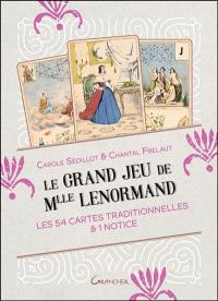 Le grand jeu de Mlle Lenormand : les 54 cartes traditionnelles & 1 notice