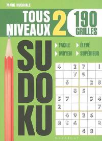 Sudoku : joueurs tous niveaux 2 : 190 grilles