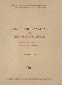 Code pour l'analyse des monuments civils