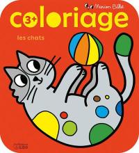 Les chats, 3+ : coloriage