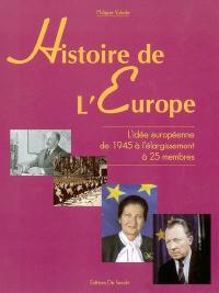 Histoire de l'Europe : l'idée européenne de 1945 à l'élargissement à 25 membres
