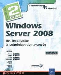 Windows server 2008 coffret de 2 livres : de l'installation à l'administration avancée