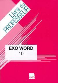 Exo Word : livre du professeur