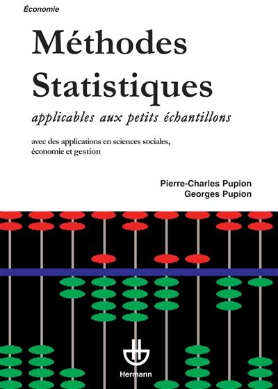 Méthodes statistiques applicables aux petits échantillons : avec applications en sciences sociales, économie et gestion
