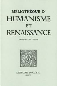 Bibliothèque d'humanisme et Renaissance, n° 79-3