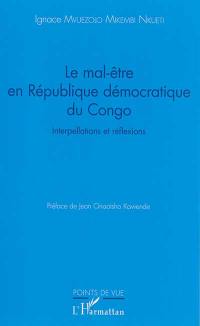 Le mal-être en République démocratique du Congo : interpellations et réflexions