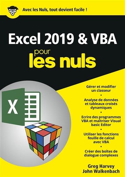 Excel 2019 & VBA pour les nuls