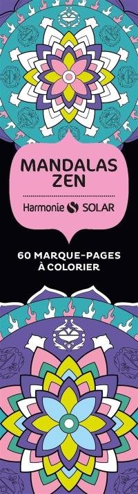 Mandalas zen : 60 marque-pages à colorier