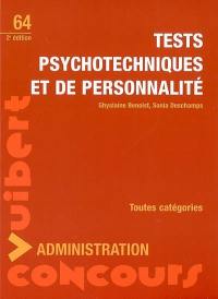 Tests psychotechniques et de personnalité : toutes catégories