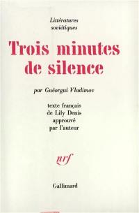 Trois minutes de silence