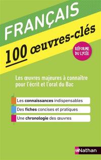 Français : 100 oeuvres-clés : réforme du lycée