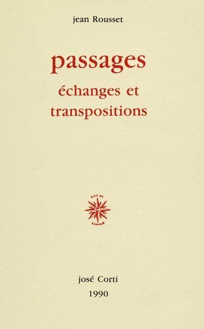 Passages : échanges et transpositions