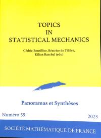 Panoramas et synthèses, n° 59. Topics in statistical mechanics
