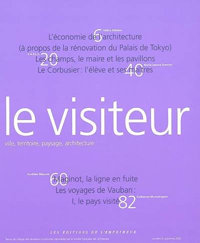 Visiteur (Le), n° 9. ville, territoire, paysage, architecture