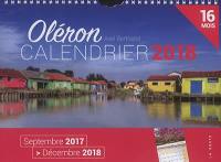 Oléron : calendrier 2018 : septembre 2017-décembre 2018, 16 mois