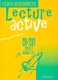 Lecture active CP-CE1, cycle 2, niveaux 2 et 3 : fichier autocorrectif