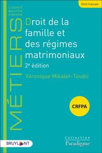 Droit de la famille et des régimes matrimoniaux : CRFPA