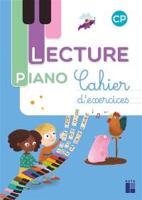 Lecture piano CP : cahier d'exercices