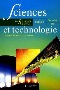 Sciences et technologie, cycle 3