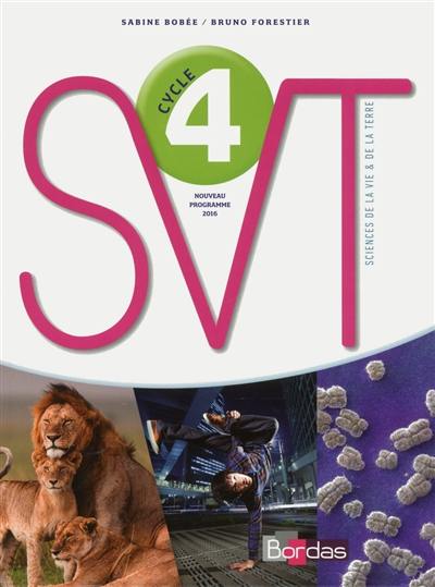 SVT, sciences de la vie et de la terre, cycle 4 : nouveau programme 2016