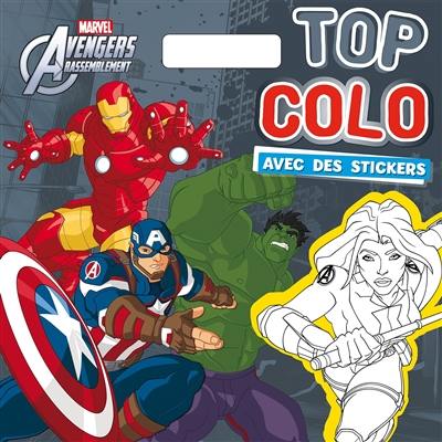 Avengers rassemblement : top colo avec des stickers