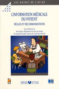 L'information médicale du patient : règles et recommandations
