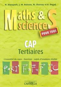 Maths et sciences CAP tertiaires