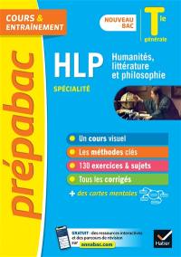 HLP, humanités, littérature et philosophie spécialité, terminale générale : nouveau bac