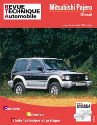 Revue technique automobile, n° 517.2. Mitsubishi Pajero diesel (83-92)