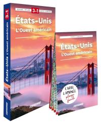 Etats-Unis, l'Ouest américain : 3 en 1 : guide, atlas, carte laminée