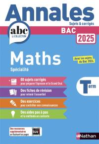 Maths spécialité terminale : bac 2025
