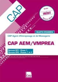 CAP agent d'entreposage et de messagerie, CAP AEM-VMPREA : sujets d'examen, session 2013
