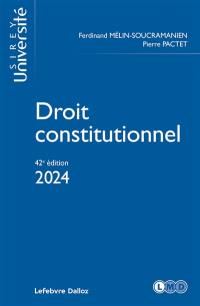 Droit constitutionnel 2024