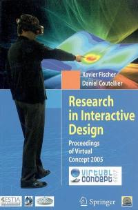 Research in interactive design : proceedings of Virtual Concept 2005