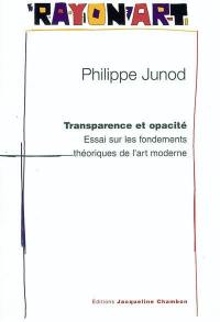 Transparence et opacité : essai sur les fondements théoriques de l'art moderne : pour une nouvelle lecture de Konrad Fiedler